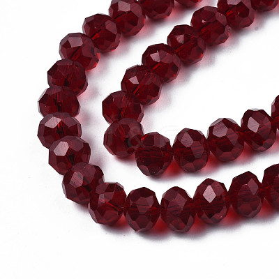 Glass Beads Strands EGLA-A034-T8mm-D32-1