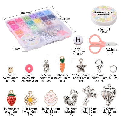 DIY Heishi Jewelry Set Making Kit DIY-YW0005-52-1