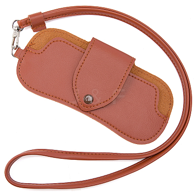 1Pc Imitation Leather Eyeglass Cases AJEW-CN0005-52A-1