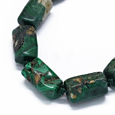 Natural Malachite Beads Strands G-O170-112-1