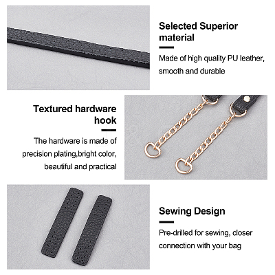 PU Leather Bag Straps FIND-WH0071-11A-1