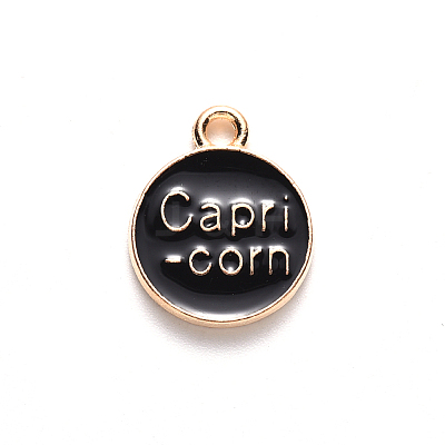 Alloy Enamel Pendants ENAM-S124-01B-08E-1