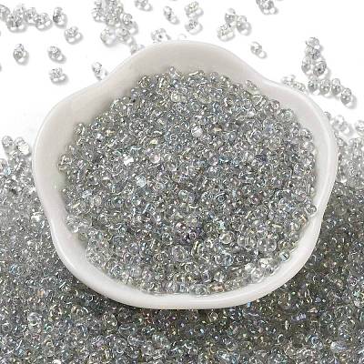 AB Color Plated Glass Seed Beads SEED-L011-06B-14-1