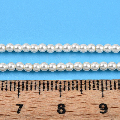 Baking Paint Pearlized Glass Pearl Bead Strands HY-N002-2mm-A11-1