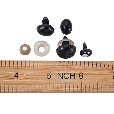Craft Plastic Doll Eyes & Noses DIY-TA0008-92-1