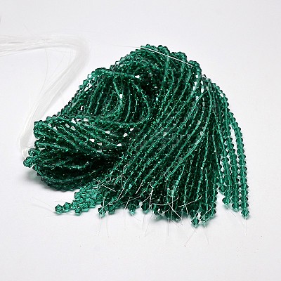 Imitation Austrian Crystal 5301 Bicone Beads GLAA-S026-6mm-08-1