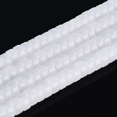 Imitation Jade Glass Beads Strands GLAA-N026-4x8mm-J01-1