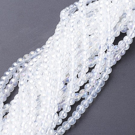 Glass Bead Strands X-GR6mm-01Y-AB-1