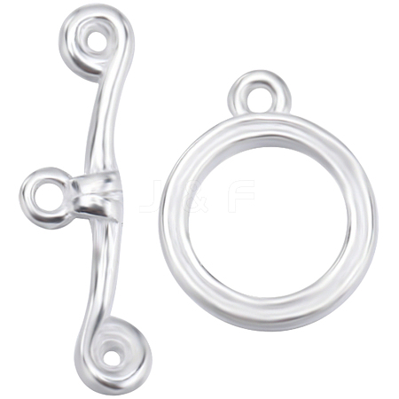 10Pcs Eco-friendly Brass Toggle Clasps KK-BBC0009-93-1