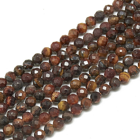 Natural Tiger Eye Beads Strands X-G-S300-02-2mm-1