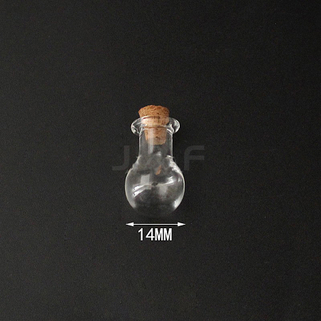 Mini High Borosilicate Glass Bottle Bead Containers Bead Containers BOTT-PW0001-261K-1