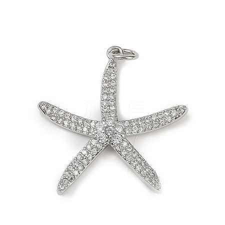 Brass Micro Pave Cubic Zirconia Pendants KK-R230-02P-1