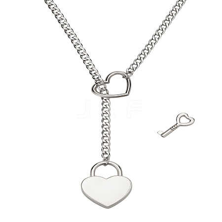 304 Stainless Steel Pendant Necklaces NJEW-LP0001-21-1