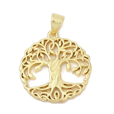 Brass Pendants KK-D317-114G-1