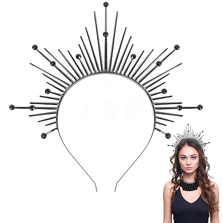 Alloy Virgin Halo Hair Bands OHAR-WH20011-08B-1