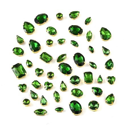 Glass Rhinestone Sew on Rhinestone RB-CBA33FD-01G-02-1