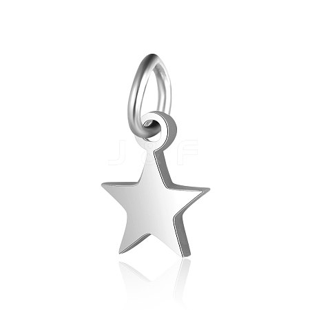 Tarnish Resistant 201 Stainless Steel Charms STAS-S105-T554D-6-1-1