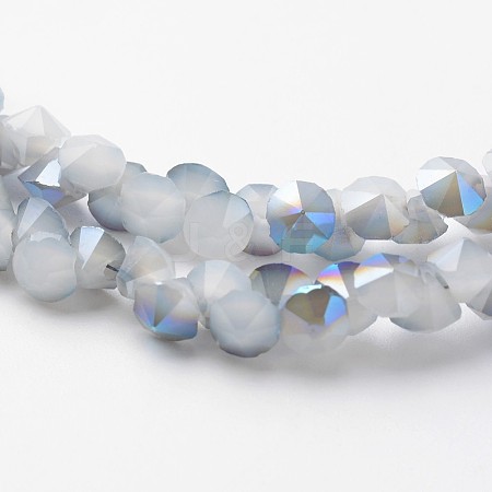Electroplate Glass Bead Strands EGLA-J138-A-HR01-1