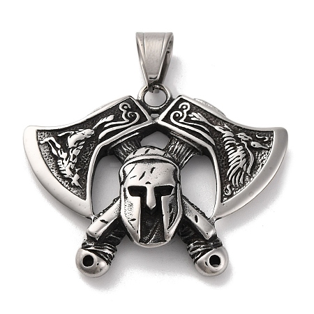 Viking 304 Stainless Steel Pendants STAS-U021-08AS-1