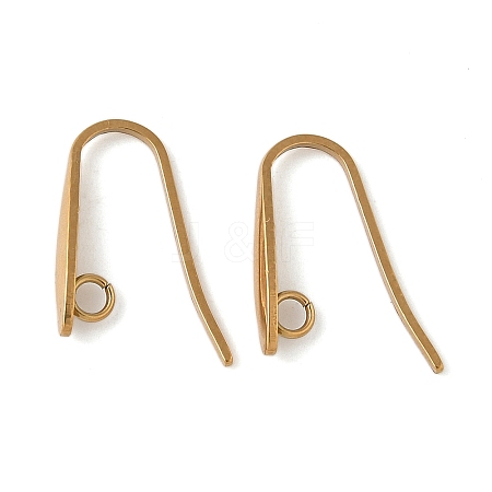 Ion Plating(IP) 304 Stainless Steel Earring Hooks STAS-F227-23-G-1