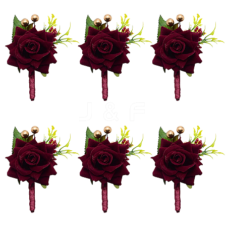 Silk Brooch LS-AJEW-WH0240-16-1
