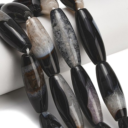 Natural Agate Beads Strands G-L654-G20-01B-1