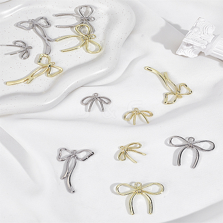 12Pcs 3 Styles Alloy Pendants FIND-LP0005-88-1