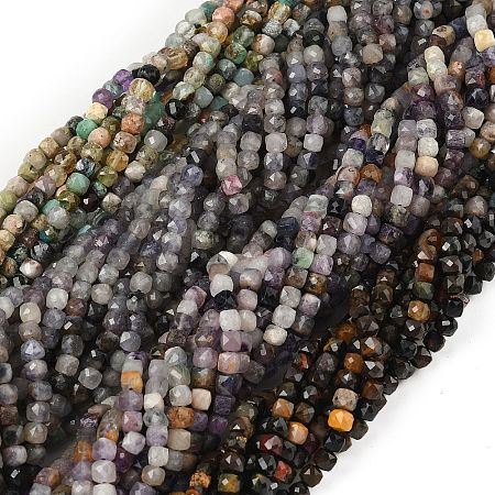 Natural Mixed Gemstone Beads Strands G-RM25319-A03-1