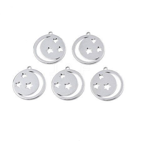 Non-Tarnish 201 Stainless Steel Pendants LS-STAS-T063-184P-1
