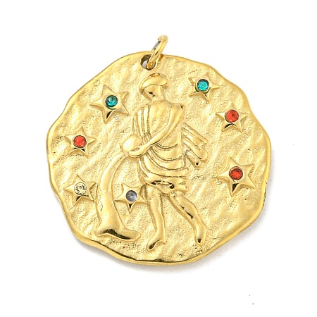 Real 18K Gold Plated PVD Vacuum Plating 304 Stainless Steel Pendants STAS-L278-003G-11-1