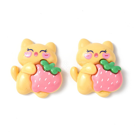 Opaque Resin Cabochons CRES-P023-06E-1