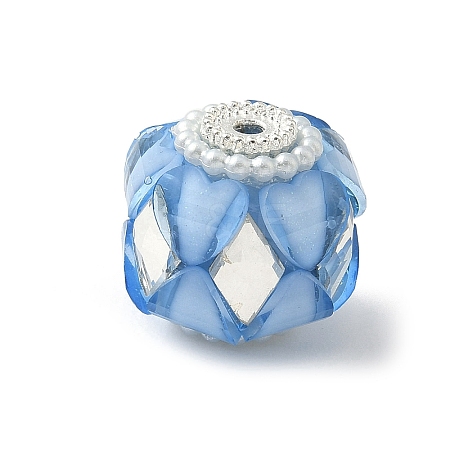 Transparent Acrylic Beads CLAY-NH0003-04S-07-1