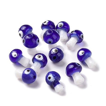 Handmade Evil Eye Lampwork Beads LAMP-D018-01E-1