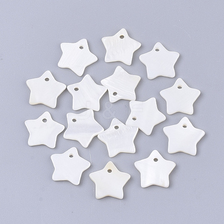 Freshwater Shell Pendants SHEL-S276-60B-1