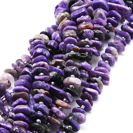 Natural Charoite Beads Strands G-E569-K04-1