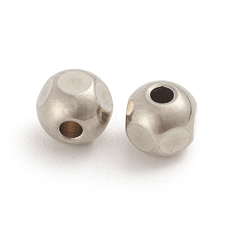 Tarnish Resistant 304 Stainless Steel Beads STAS-D174-42C-P-1