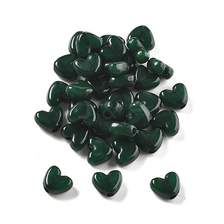 50Pcs Acrylic Beads OACR-S044-01G-1