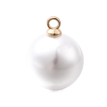 ABS Plastic Imitation Pearl Pendants FIND-H052-01G-04KCG-1