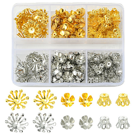 140Pcs Iron Bead Caps IFIN-FS0001-42-1