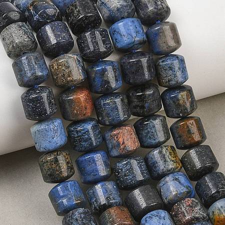 Natural Dumortierite Beads Strands GG-CBAC4F6-A01-02C-02-1