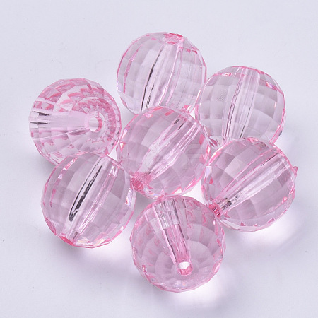 Transparent Acrylic Beads TACR-Q254-22mm-V03-1
