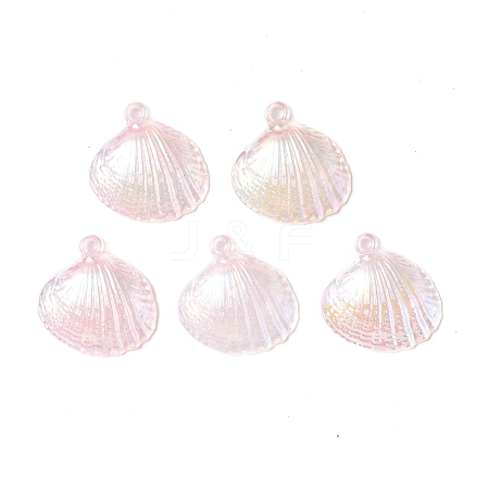 UV Plating Opaque Acrylic Pendants PACR-M003-16F-1