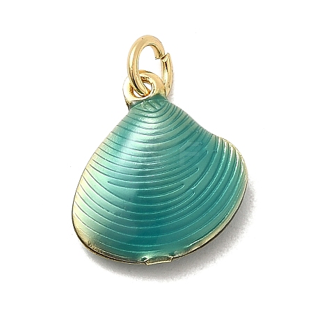 Brass Enamel Charms KK-A268-08G-05-1