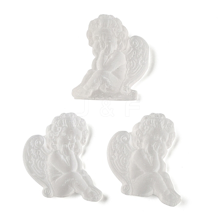 Natural Selenite Carved Angel Figurines G-G130-01A-1