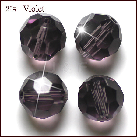 Imitation Austrian Crystal Beads SWAR-F021-4mm-204-1