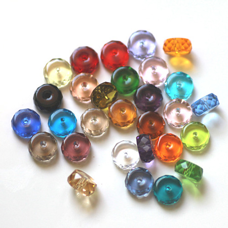 Imitation Austrian Crystal Beads SWAR-F078-8x12mm-M-1