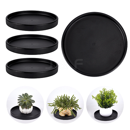 4Pcs Porcelain Jewelry Trays for Earrings Rings Bracelets AJEW-GO0004-31-1