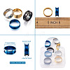 316L Titanium Steel Grooved Finger Ring Settings FIND-TA0001-13-11