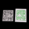 Frame Carbon Steel Cutting Dies Stencils X-DIY-F036-05-1