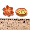Cute Opaque Resin Imitation Food Cabochons RESI-Z055-01-3